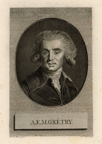 Johann Christian Gottschick - Bildnis des André-Ernest-Modeste Grétry - o.J. - Kupferstich