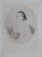 Unbekannt - Porträt Mlle Piccolomini - o.J. - Punktstich