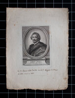 Renée-Élisabeth Lépicié - Porträt Simon Vouet - o.J. - Kupferstich