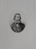 Pierre Adolphe Varin - Porträt Jean Eugène Vignères - 1876 - Kupferstich