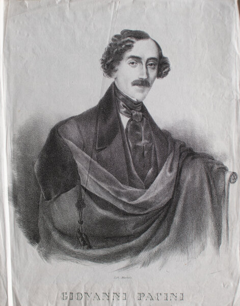 Luigi Martelli - Porträt Giovanni Pacini - o.J. - Lithografie