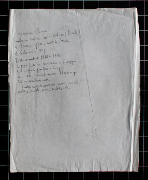 Luigi Martelli - Porträt Giovanni Pacini - o.J. - Lithografie