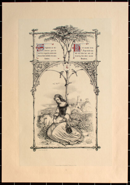 Adolphe Fries - Emotion und Sünde - 1837 - Lithografie