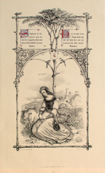 Adolphe Fries - Emotion und Sünde - 1837 - Lithografie