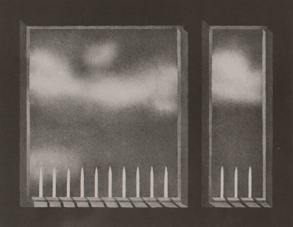 Rieder - Dunkelheit - 1973 - Lithografie