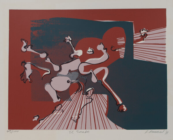 R. Moratti - El Escape - 1971 - Siebdruck