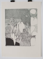 Menzel - Verschlingung - 1966 - Holzschnitt