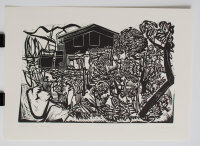 D. Ritzert - Casa Baldi - 1966 - Holzschnitt
