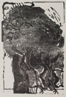 N. Kruger - Der Vierbeinige - 1966 - Holzschnitt
