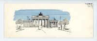 Uli Huber - Brandenburger Tor - o.J. - Zeichnung