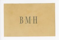 unbekannt - Buchstaben - o.J. - Tusche