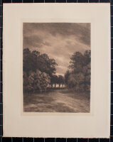 Max Asperger - Waldlandschaft - o.J. - Radierung