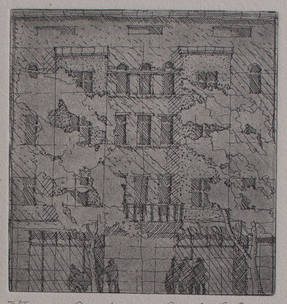 Irmela Osthus - Drugstore - 1983 - Radierung