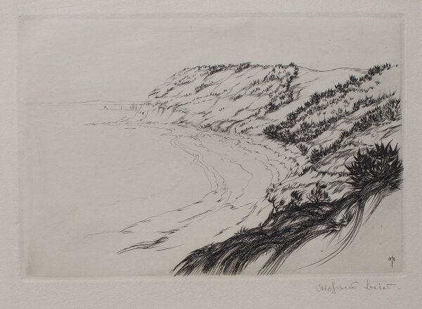Ottohans Beier - Strandlandschaft - o.J. - Radierung