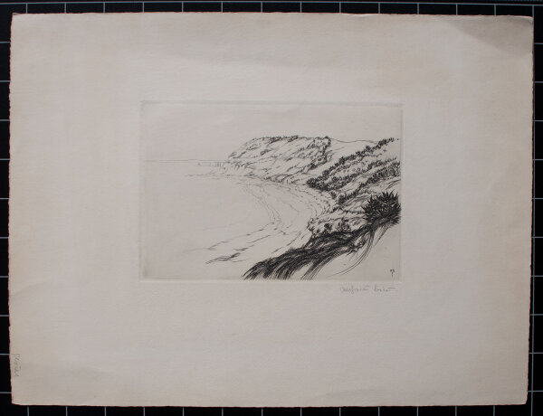 Ottohans Beier - Strandlandschaft - o.J. - Radierung