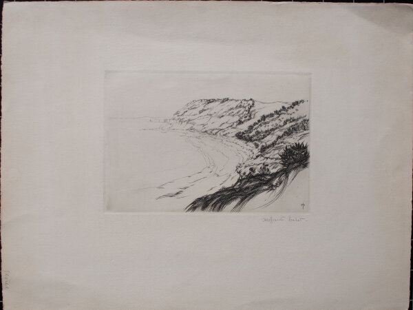 Ottohans Beier - Strandlandschaft - o.J. - Radierung