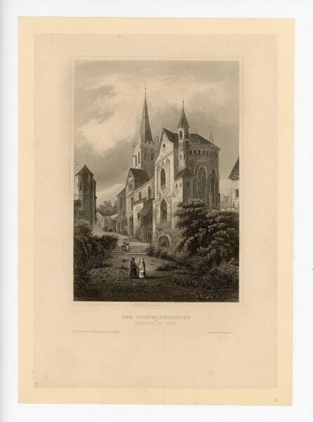 unbekannt - Der Tempelherrnhof - o.J. - Stahlstich
