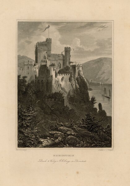 J. Riegel - Rheinstein - o.J. - Stahlstich