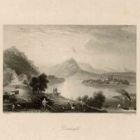 Albert Henry Payne - Drachenfels - o.J. - Stahlstich