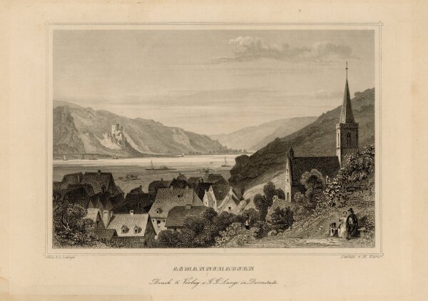 Georg Michael Kurz - Asmannshausen - o.J. - Stahlstich