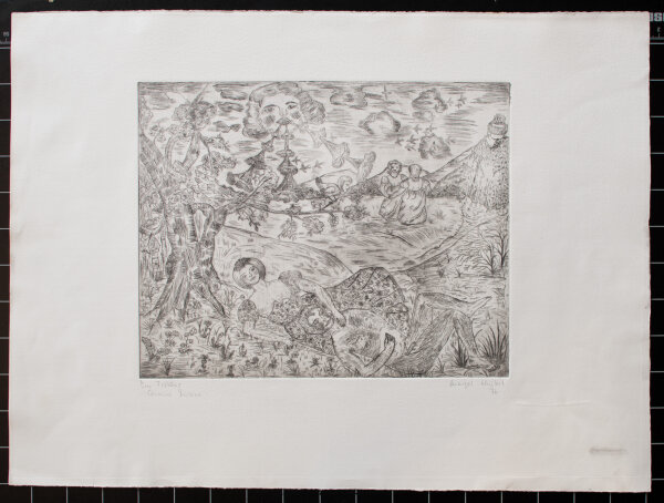 Margot Schubert - Im Frühling - 1976 - Radierung