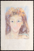 Fritz Hellmich - Frauenporträt - 1929 - Pastell