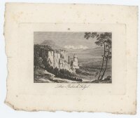 Christian August Günther - Der Prebischkegel - 1804 - Radierung