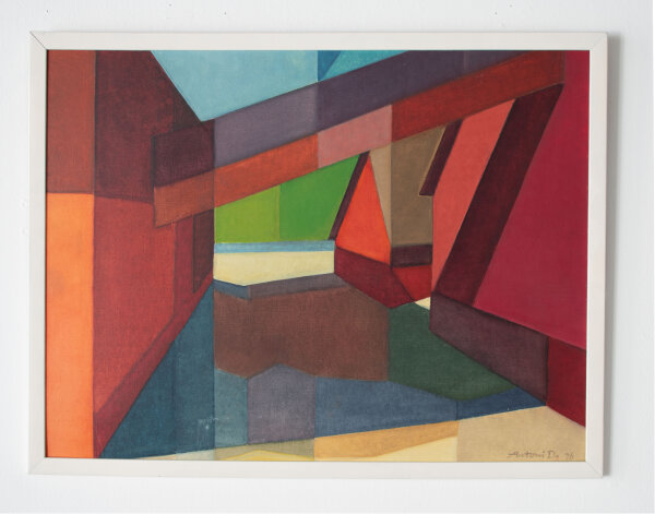 Antoni Droth - Rote Scheune - 1976 - Mischtechnik