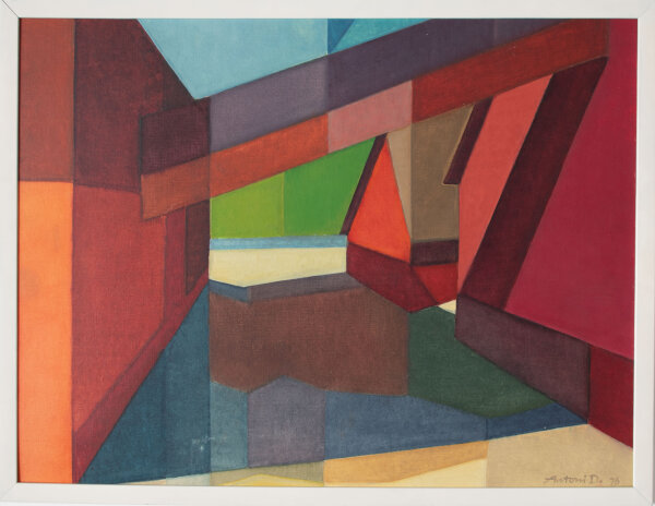 Antoni Droth - Rote Scheune - 1976 - Mischtechnik