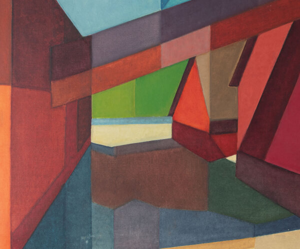 Antoni Droth - Rote Scheune - 1976 - Mischtechnik