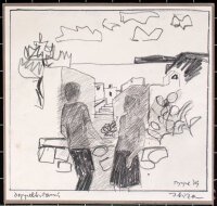 unleserlich signiert - Doppelbildnis, Ibiza - 1979 -...