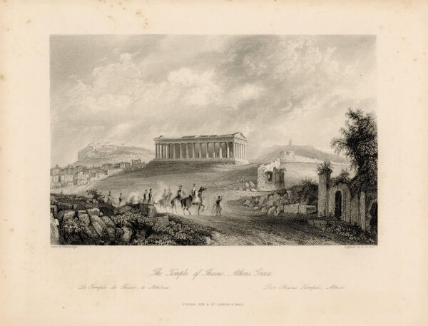 unbekannt - The Temple of Theseus - o.J. - Stahlstich