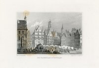 C. Gerstner - Der Marktplatz in Stuttgart - o.J. -...