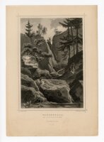 G. Heisinger - Wasserfall bei Langhennersdorf - o.J. -...