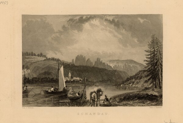 Alfred Dawson - Schandau - o.J. - Stahlstich