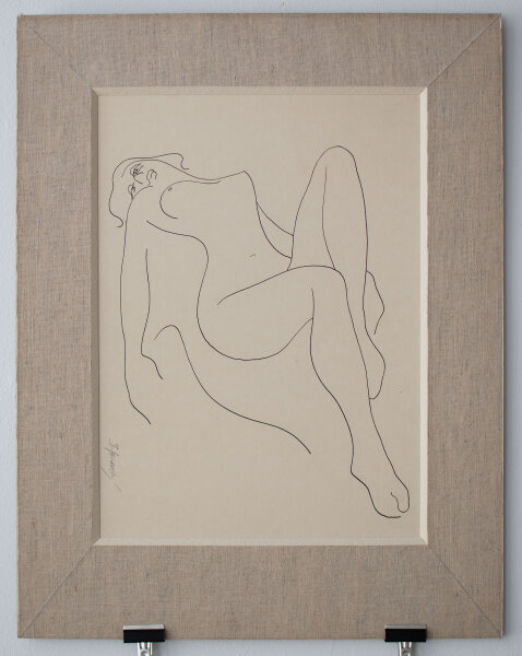 Bretislav Janovský - Frauenakt - o.J. - Druck