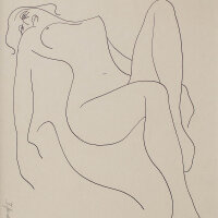 Bretislav Janovský - Frauenakt - o.J. - Druck