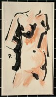 Bruno Ramin - Frauenakt - o.J. - Tusche