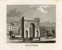 unbekannt - Porte St. Martin - o.J. - Stahlstich