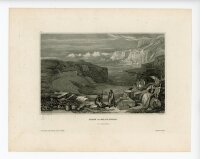 Ernst Friedrich Grünewald - Ruinen von Selah (Petra)...