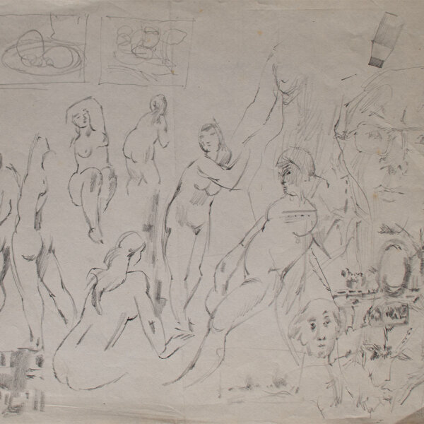 Hertha Peschke-Scholz - Weibliche Aktstudien - o.J. - Bleistift