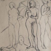 Hertha Peschke-Scholz - Weibliche Aktstudien - o.J. -...