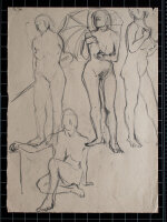 Hertha Peschke-Scholz - Weibliche Aktstudien - o.J. -...