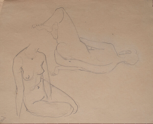 Hertha Peschke-Scholz - Weibliche Aktstudien - o.J. - Bleistift