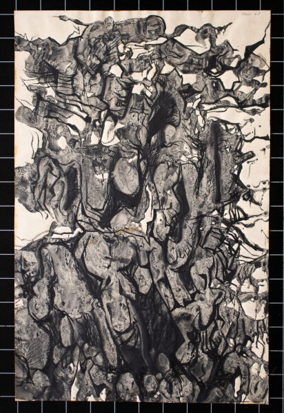 Hertha Peschke-Scholz - Abstrakte Darstellung - 1965 - Mischtechnik