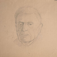 Hertha Peschke-Scholz - Porträt eines Mannes /...