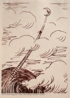 Kurt Josephski - Karte Auf dem Weg zum Mond - o.J. -...