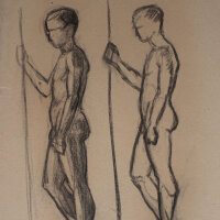 Hertha Peschke-Scholz - Männliche Aktstudien - o.J....