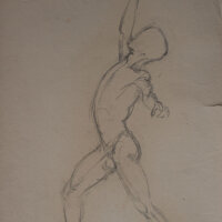 Hertha Peschke-Scholz - Männliche Aktstudie - o.J. -...