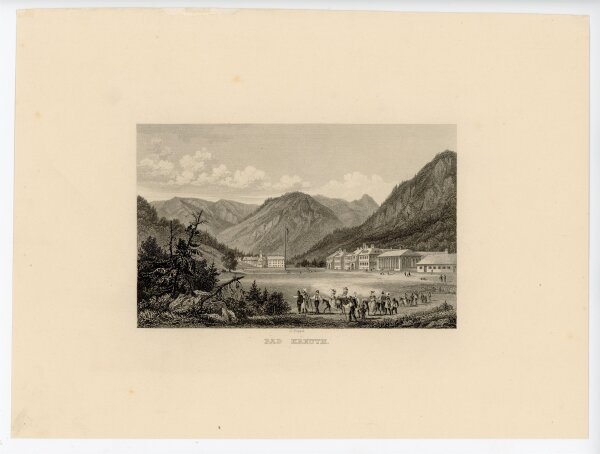 Johann Poppel - Bad Kreuth - o.J. - Stahlstich